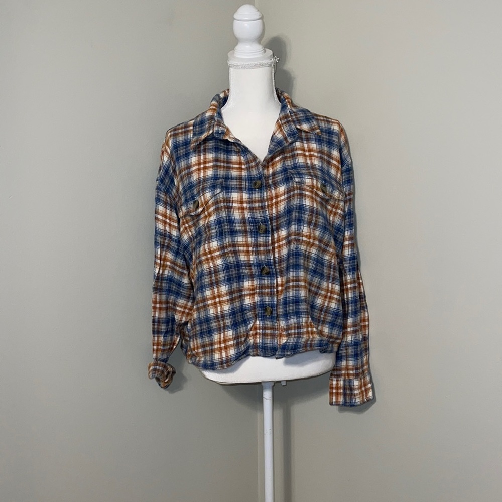 Cropped Flannel - image 1